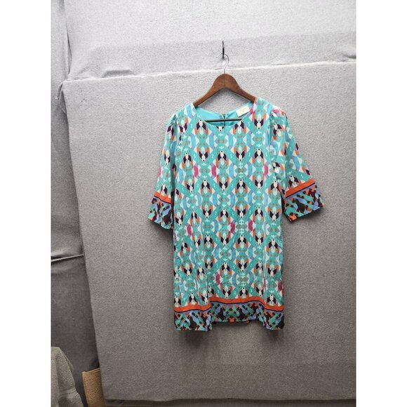 Everly Dresses & Skirts - Everly Womens Geometric Print Tunic Dress L